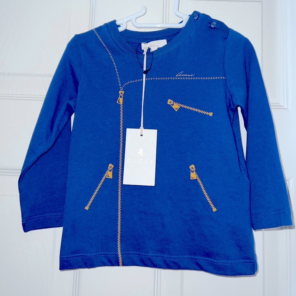 *NEW** Gucci Long Sleeve Shirt 12M Boys